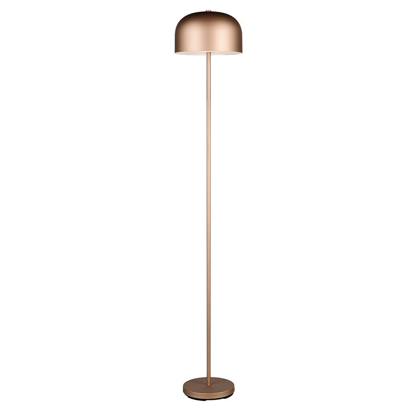 Candeeiro de pé recarregável moderno castanho, Dustin, 2,5W, LED 3000K, regulável em 3 níveis