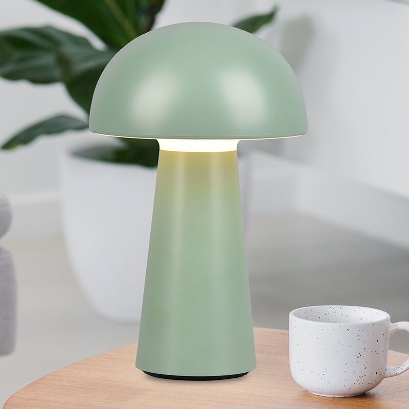 Candeeiro de mesa exterior moderno verde, Rachelle, 2W, LED 3000K, IP44, regulável em 3 níveis