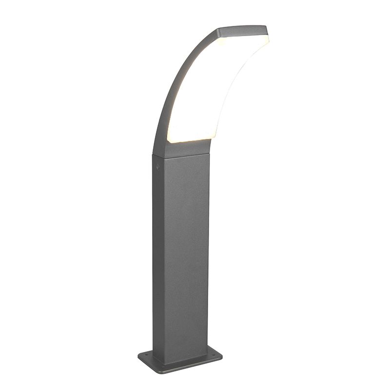 Candeeiro para exterior moderno antracite, Popke, 12,5W, LED 4000K, IP44