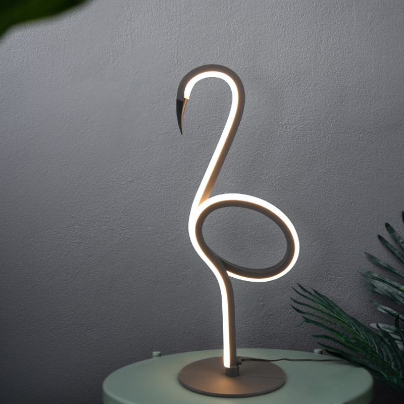 Candeeiro de mesa design preto, Puk, 6W, LED 3000K, com interruptor