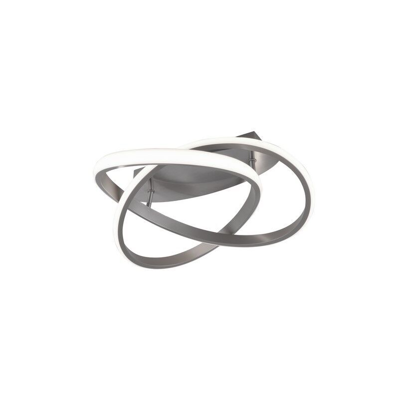 Plafon moderno níquel, Sanura, 18W, LED 3000K