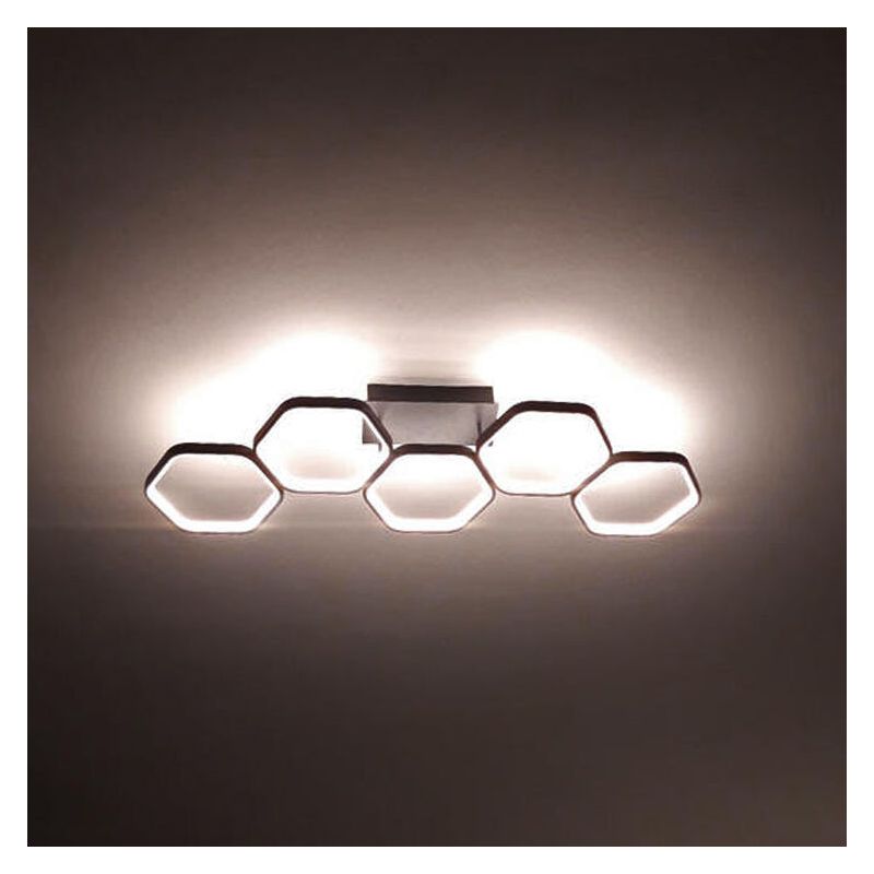 Plafon moderno antracite, Shaka, 24W, LED 3000K Plafon moderno antracite, Shaka, 24W, LED 3000K