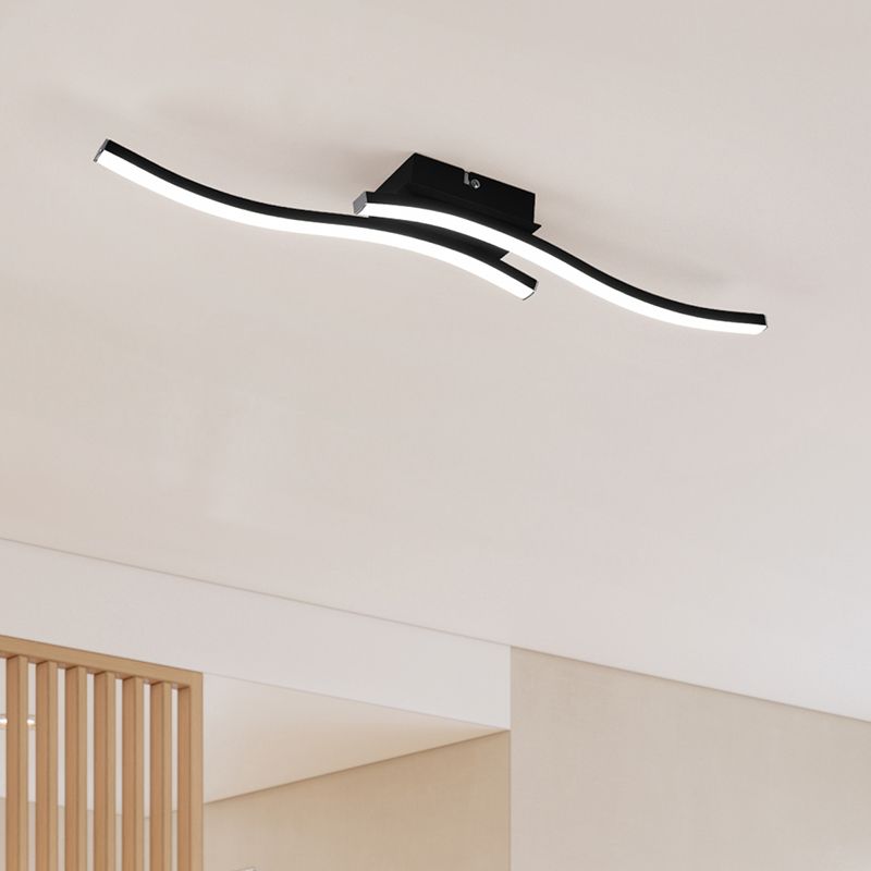 Candeeiro de teto moderno preto, Go, 5W, LED 4000K