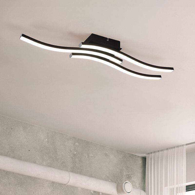 Candeeiro de teto moderno preto, Go, 5W, LED 4000K