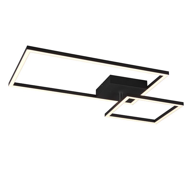 Plafon moderno preto, Binc, 25W, LED 3000K