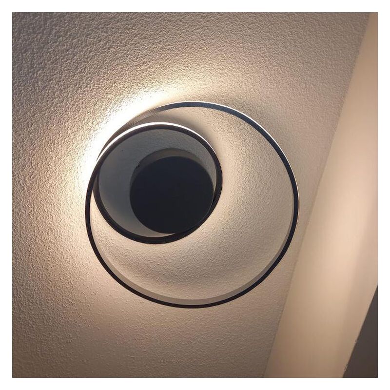 Plafon moderno toupeira, Sassandra, 22W, LED 3000K, regulável em 3 níveis