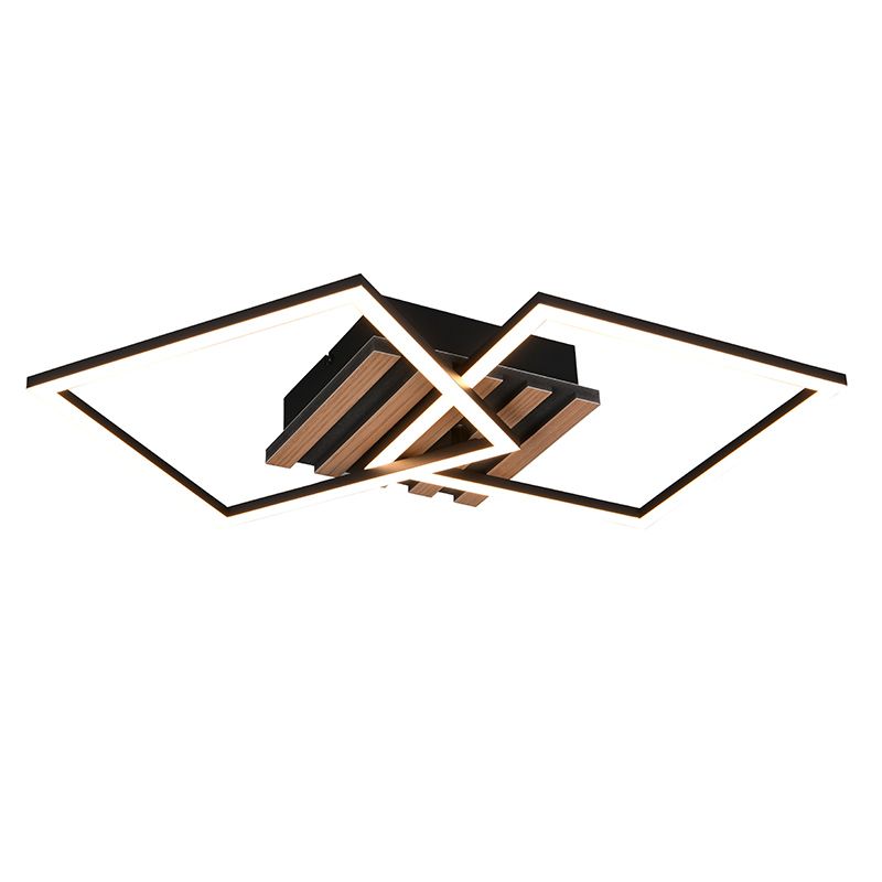 Candeeiro de teto design preto, Tijme