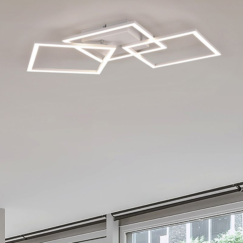 Plafon moderno branco, Margaux, 31W, LED 4000K Plafon moderno branco, Margaux, 31W, LED 4000K