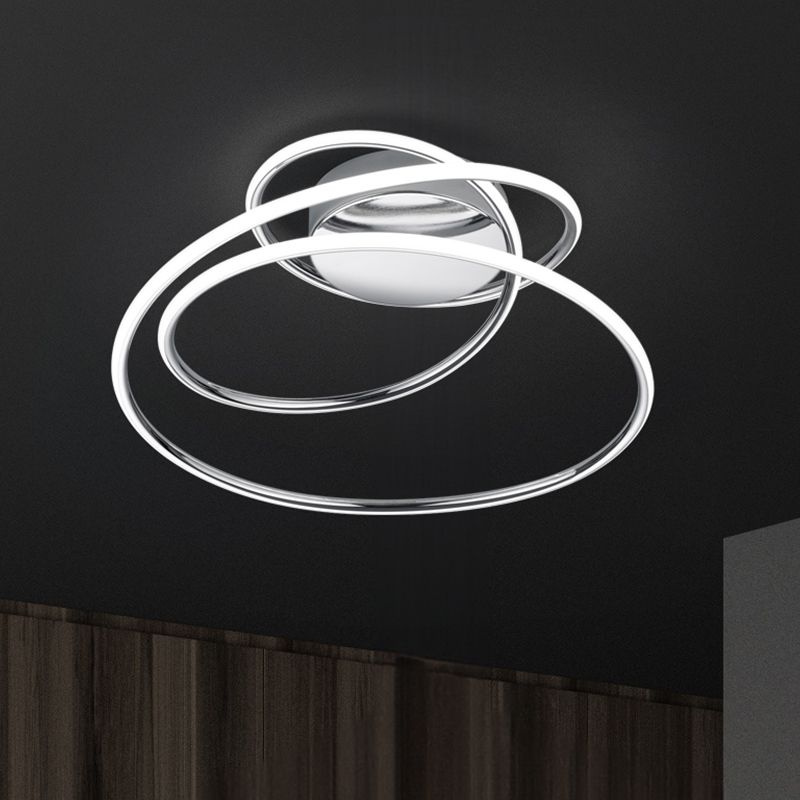 Plafon design cromo, Marell, 36W, LED 4000K, regulável em 3 níveis Plafon design cromo, Marell, 36W, LED 4000K, regulável em 3 níveis