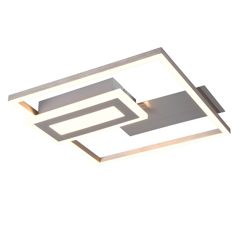 Plafon design níquel, Shun, 22W, LED 3000K