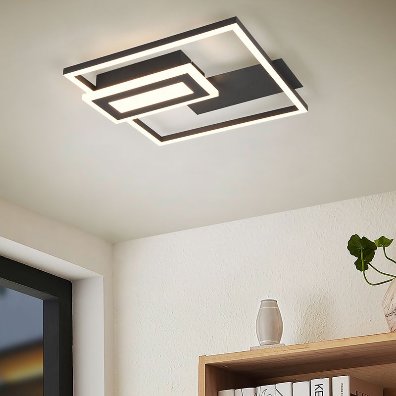 Plafon design preto, Shun, 22W, LED 3000K Plafon design preto, Shun, 22W, LED 3000K