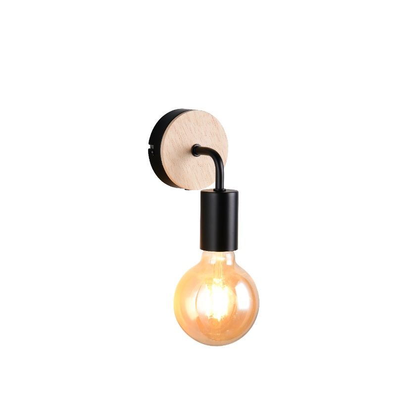 Aplique de parede vintage preto, Simran