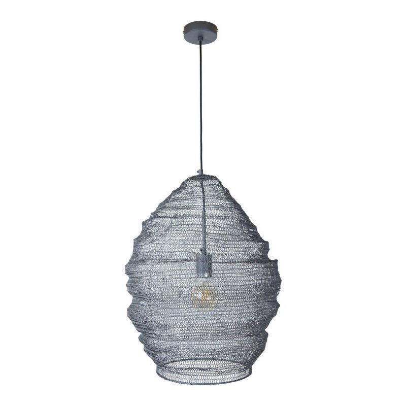 Candeeiro suspenso preto industrial, Lida
