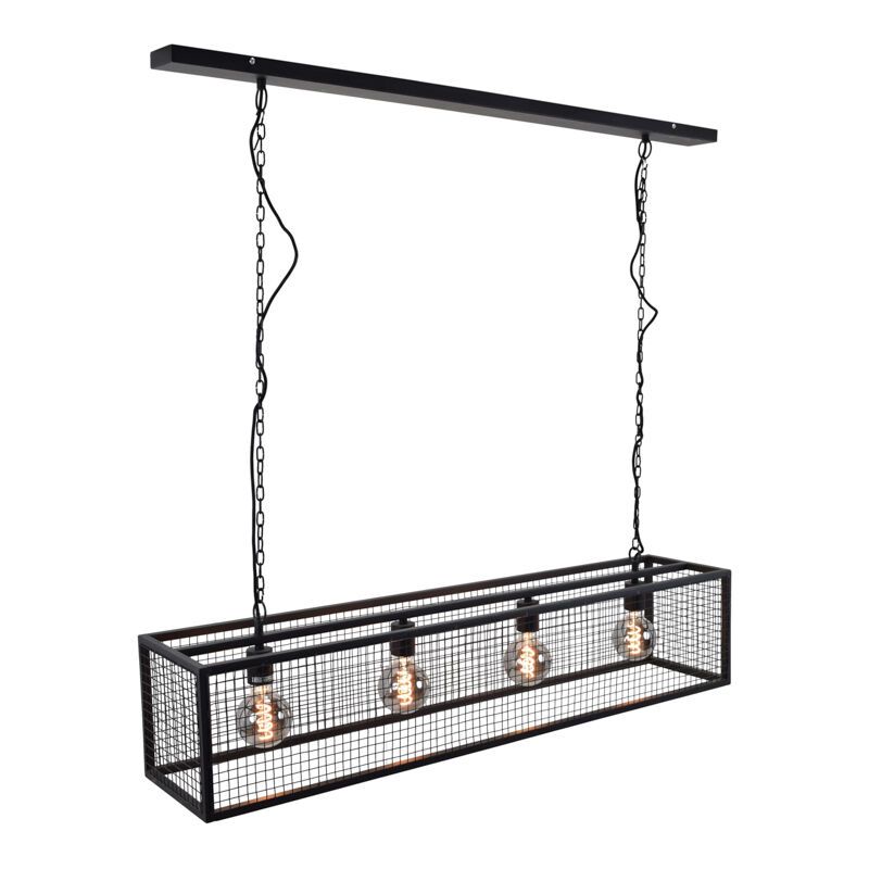 Candeeiro suspenso preto industrial, Redox Candeeiro suspenso preto industrial, Redox