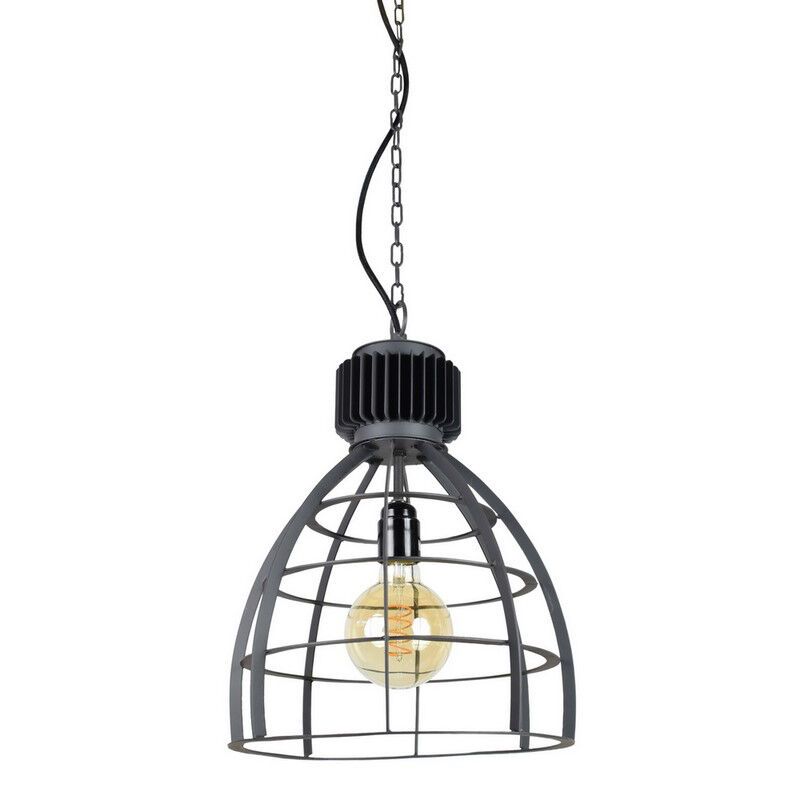 Candeeiro suspenso preto industrial, Redstar