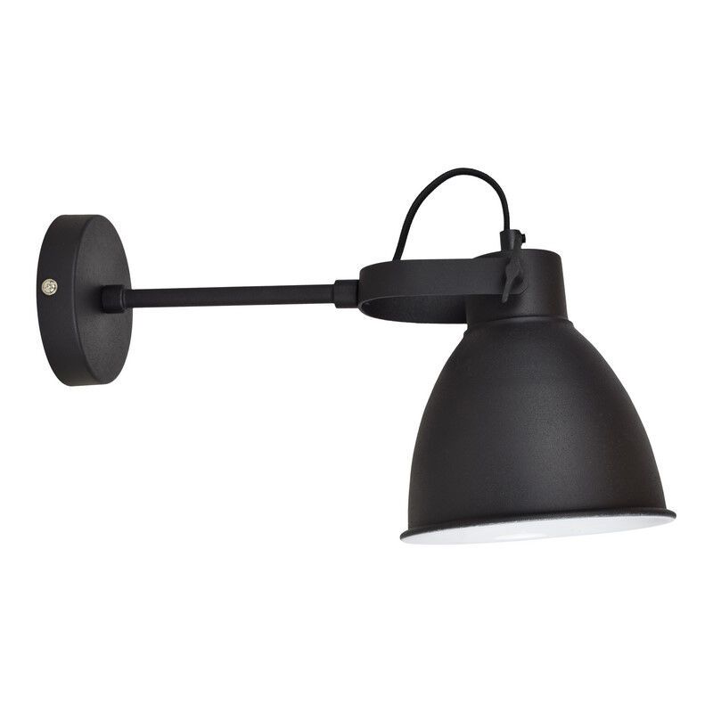 Aplique de parede preto industrial, Locker