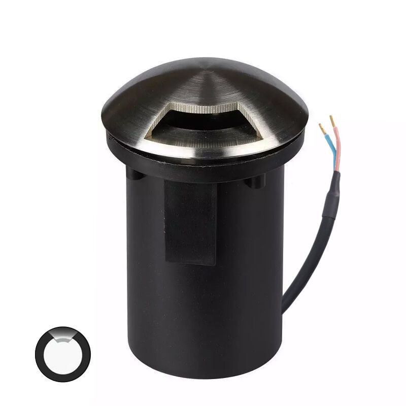 Foco de encastrar para o chão prateado moderno, Marcus, IP67