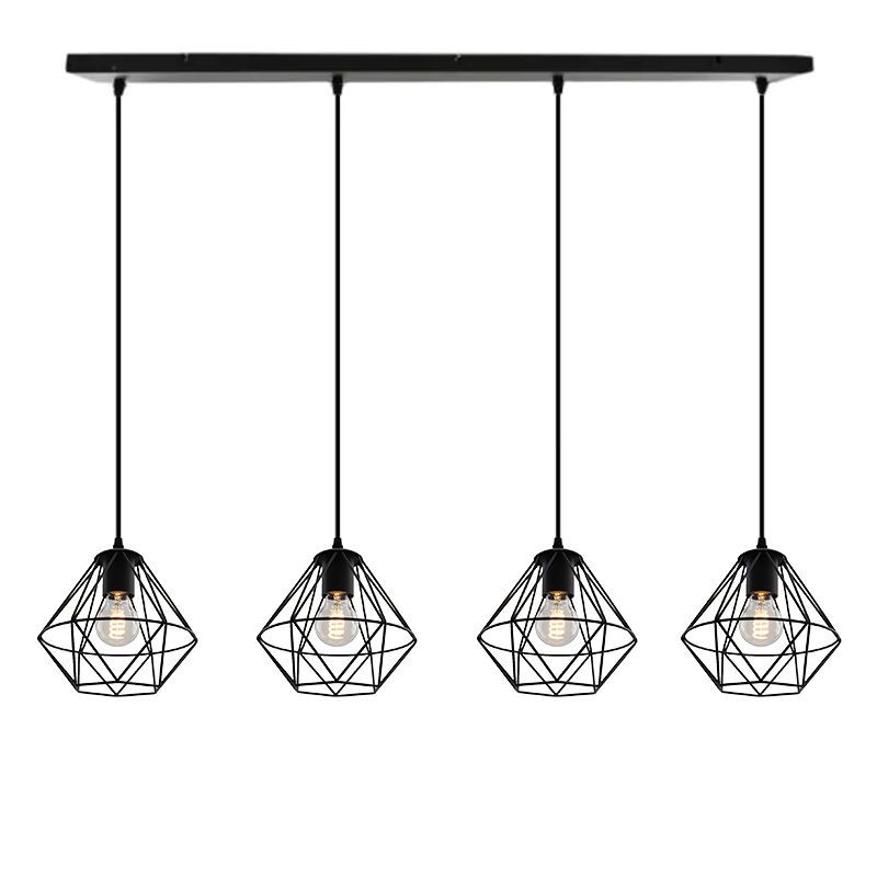 Candeeiro suspenso preto industrial, Jochem Candeeiro suspenso preto industrial, Jochem