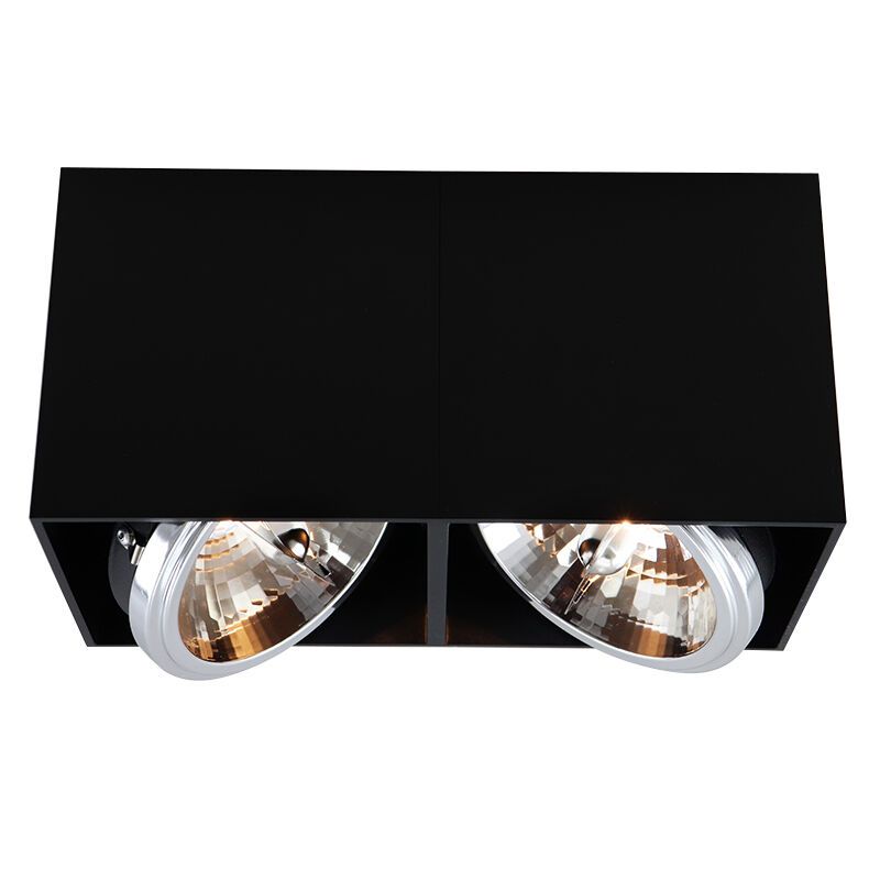 Aplique de teto preto moderno, Harup