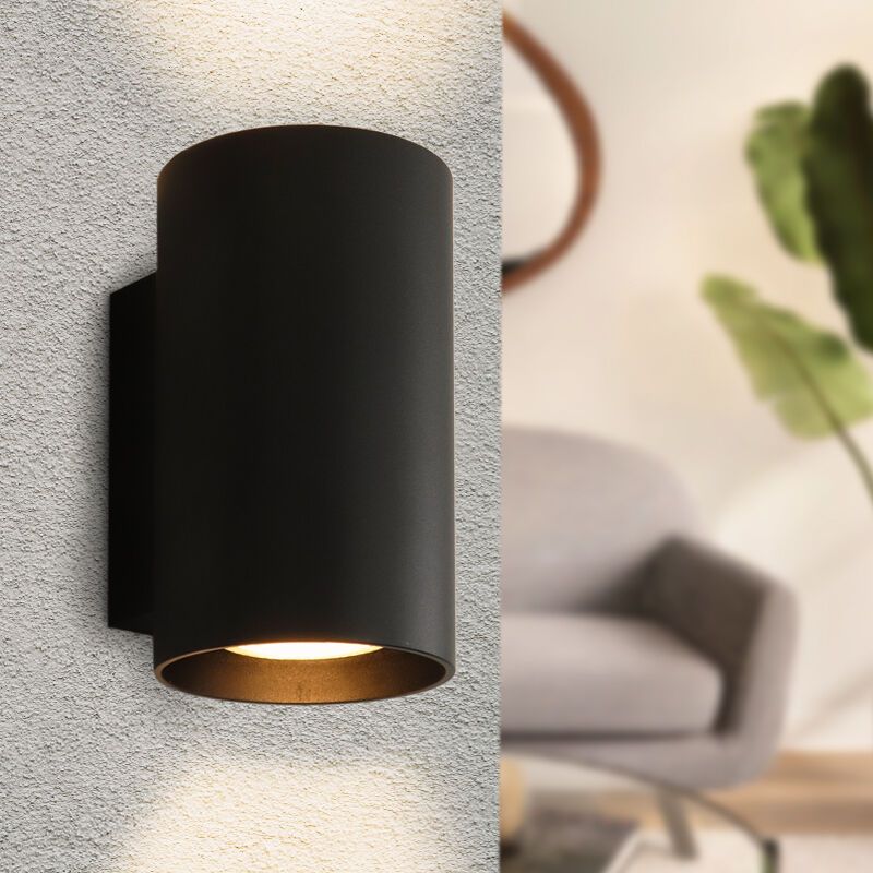 Candeeiro up down preto moderno, Sandy