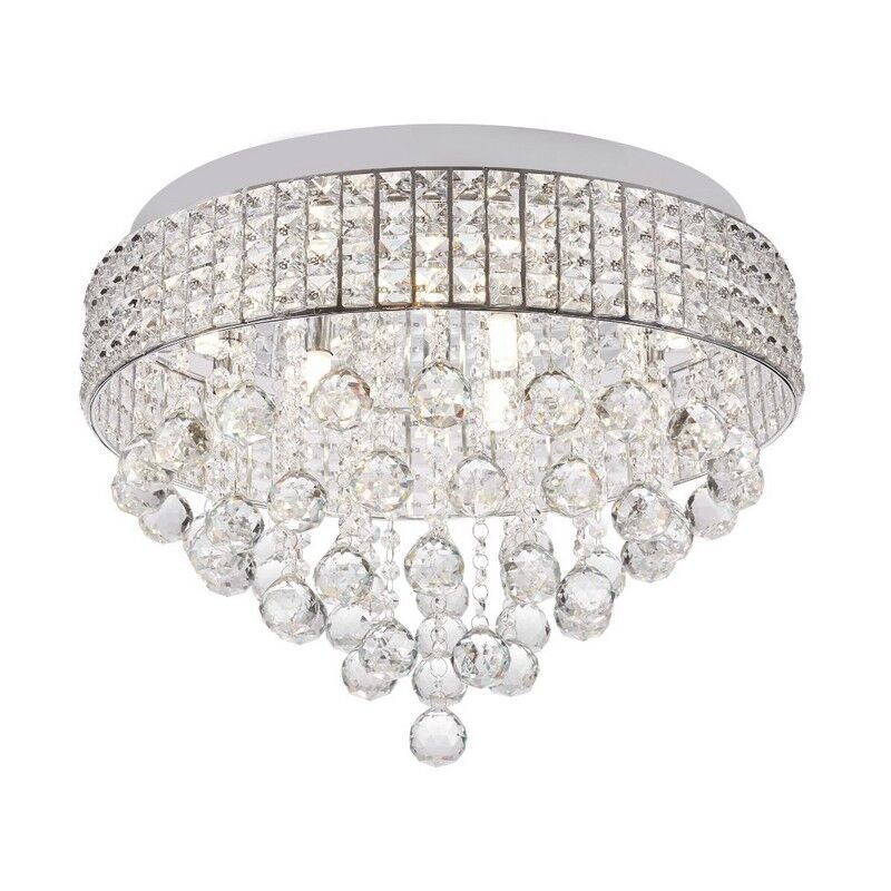Plafon cromo design, Mitzy