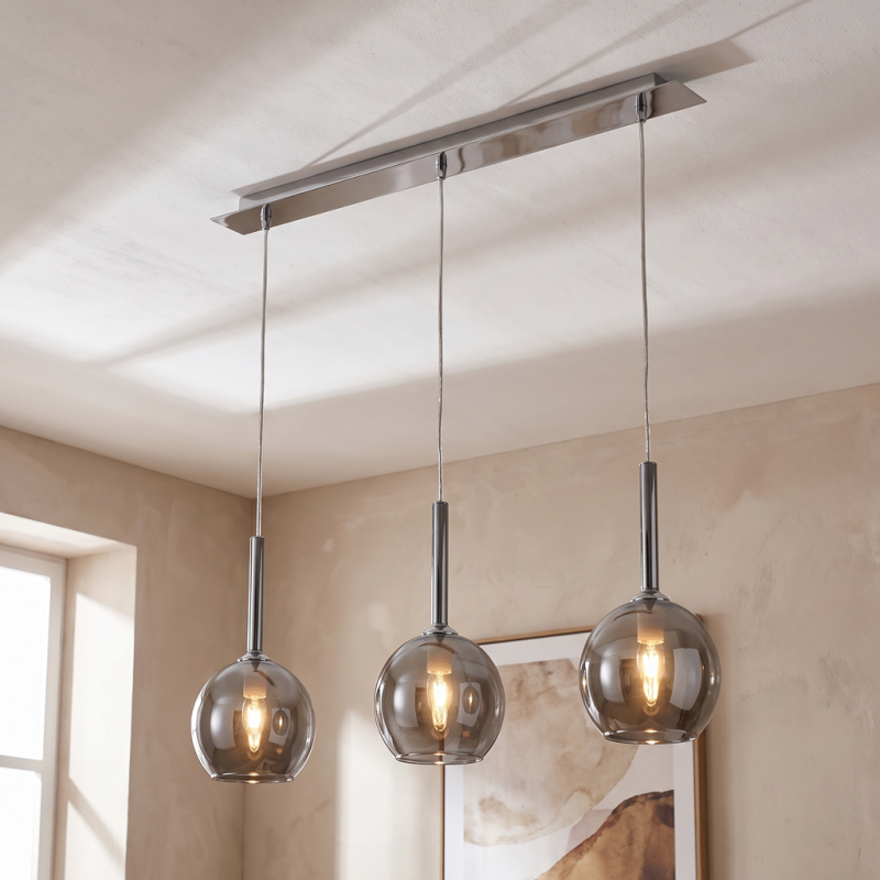 Candeeiro suspenso cromo design, Gwendolynn Candeeiro suspenso cromo design, Gwendolynn