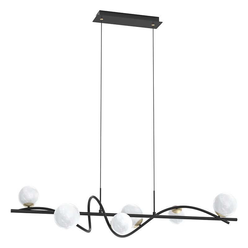 Candeeiro suspenso branco moderno, Moritz