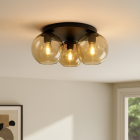 Candeeiro de teto âmbar design, Emerson