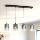 Candeeiro suspenso cinzento design, Haris