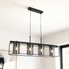 Candeeiro suspenso preto moderno, Jessa
