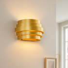 Candeeiro up down dourado moderno, Sonay