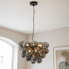 Candeeiro suspenso cinzento design, Cyril