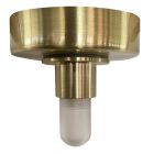 Candeeiro de teto dourado de plástico, Aafje, IP44