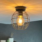 Plafon de metal preto, Jochem