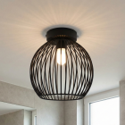 Candeeiro de teto para casa de banho preto industrial, Wiro, IP44