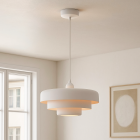 Candeeiro suspenso branco moderno, Meredith
