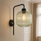 Aplique de parede verde design, Charlois