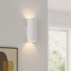 Candeeiro up down branco moderno, Elena
