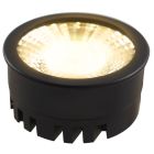 Módulo LED Olucia Vivian, preto, 5W, dimerizável, luz quente.