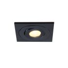 Foco de encastrar de veranda preto moderno, Rona, 3W, LED 2700K, IP44