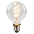 Lâmpada de filamento LED regulável E27 Olucia Tuelo, G80, 4W, 2700K