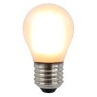 Lâmpada de filamento LED E27 Olucia regulável Carel, P45, 5W, 2700K