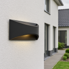 Candeeiro para exterior preto moderno, Thuy, 6W, LED 3000K, IP65
