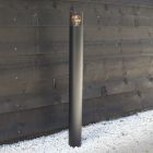 Candeeiro para exterior preto moderno, Sanel, IP44