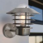 Candeeiro para exterior prateado de aço inoxidável, Felice, IP44