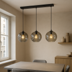 Candeeiro suspenso cinzento design, Giada