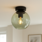 Candeeiro de teto verde design, Giada