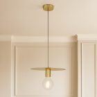 Candeeiro suspenso latão design, Sienna