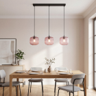 Candeeiro suspenso rosa design, Charlois