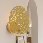 Aplique de parede latão design, Sienna